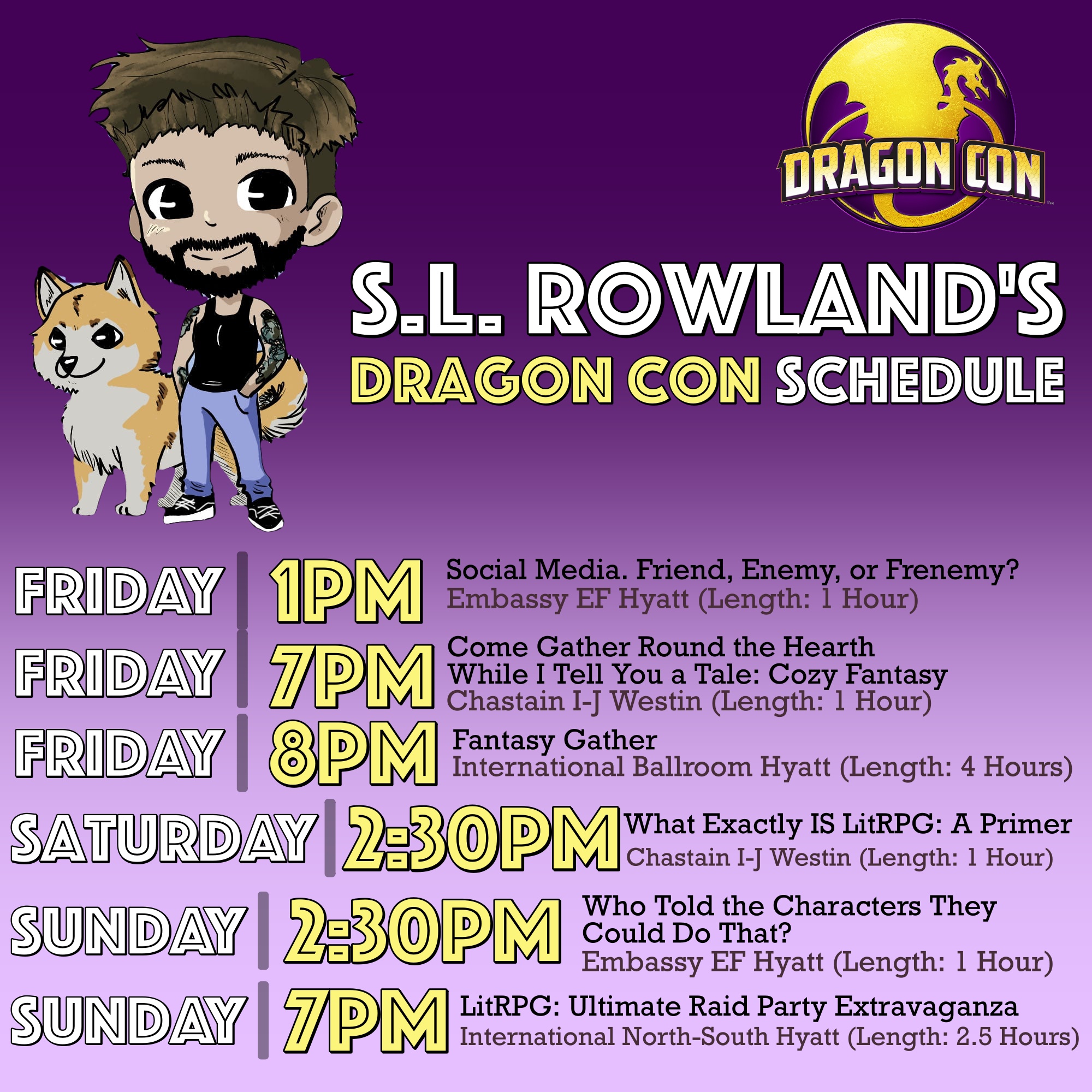 Dragoncon Schedule 2027